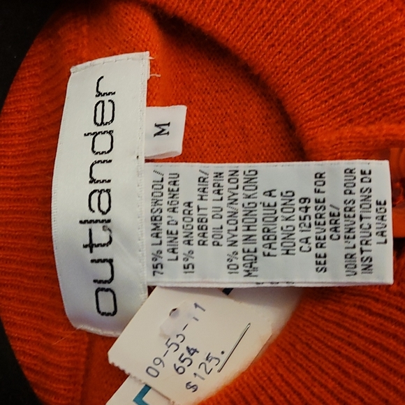 BNWT Vintage Outlander Lambswool cardigan in Medium - Picture 5 of 5